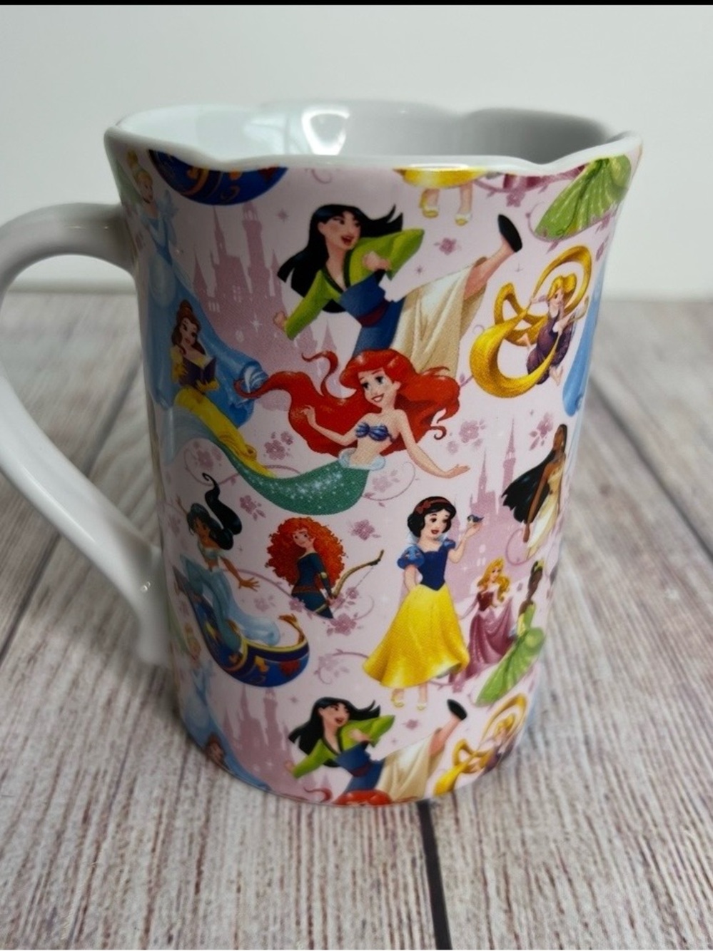 DISNEY Princess Mug Ariel Mulan Belle Snow White And More Cup